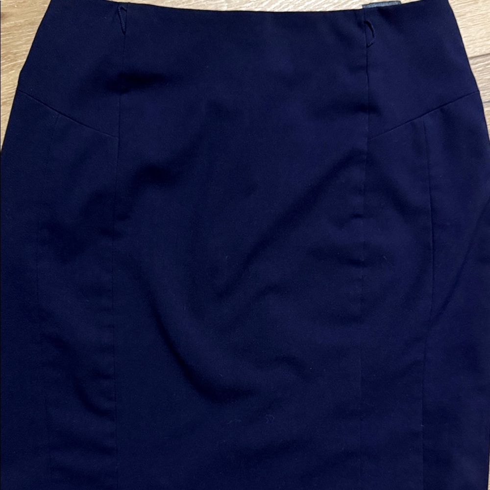 H&M Navy Pencil Skirt - Picture 7 of 9